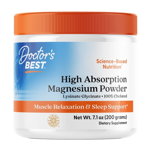 Doctor's Best High Absorption Chelated Magnesium Glycinate Lysinate ...