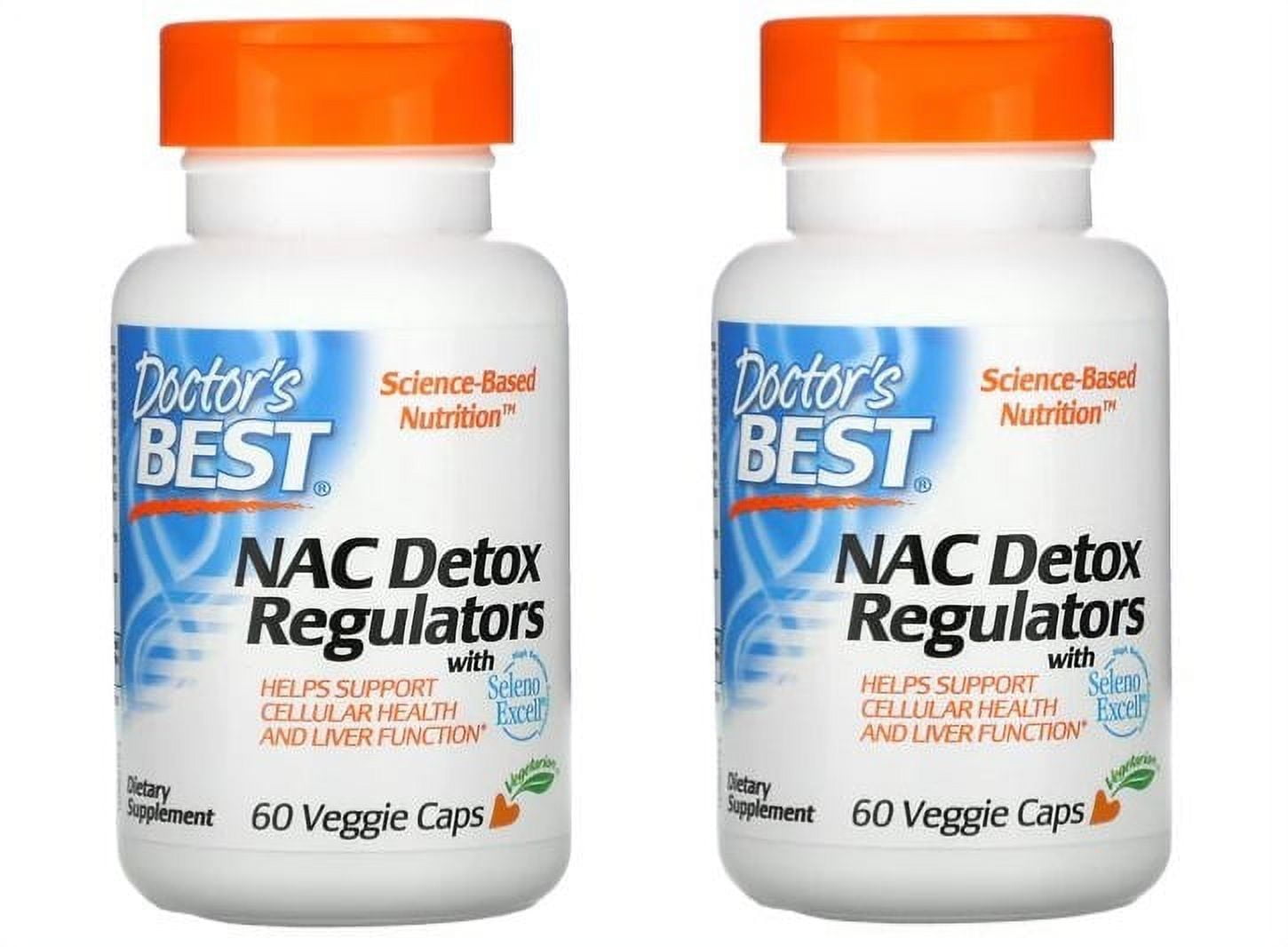 Doctor's Best, NAC Detox Regulators, Glutathione Health Support ...