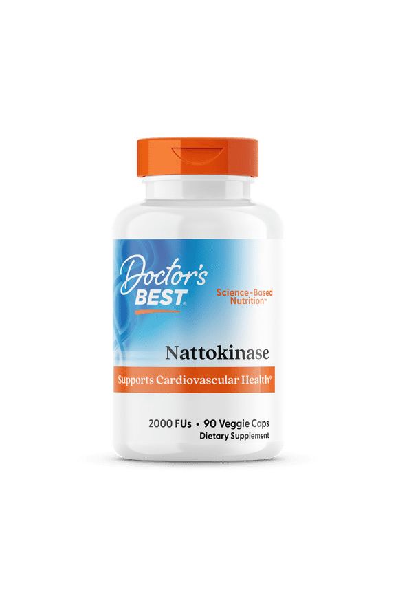 Nattokinase 2,000 Fu, Non-GMO, Gluten Free, Vegan, Supports Cardiovascular and Circulatory Health, 90 Veggie Caps