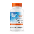 thumbnail image 1 of Doctor's Best Purified & Clear Omega 3 Fish Oil with GoldenOmega, Supports Heart, Eye, Brain, & Joint Health, Non-GMO, Gluten Free 120 Marine Softgels, 1 of 6
