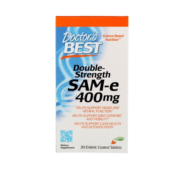 Doctor's Best SAM-e Enteric Coated Tablets, 400 Mg, 30 Ct