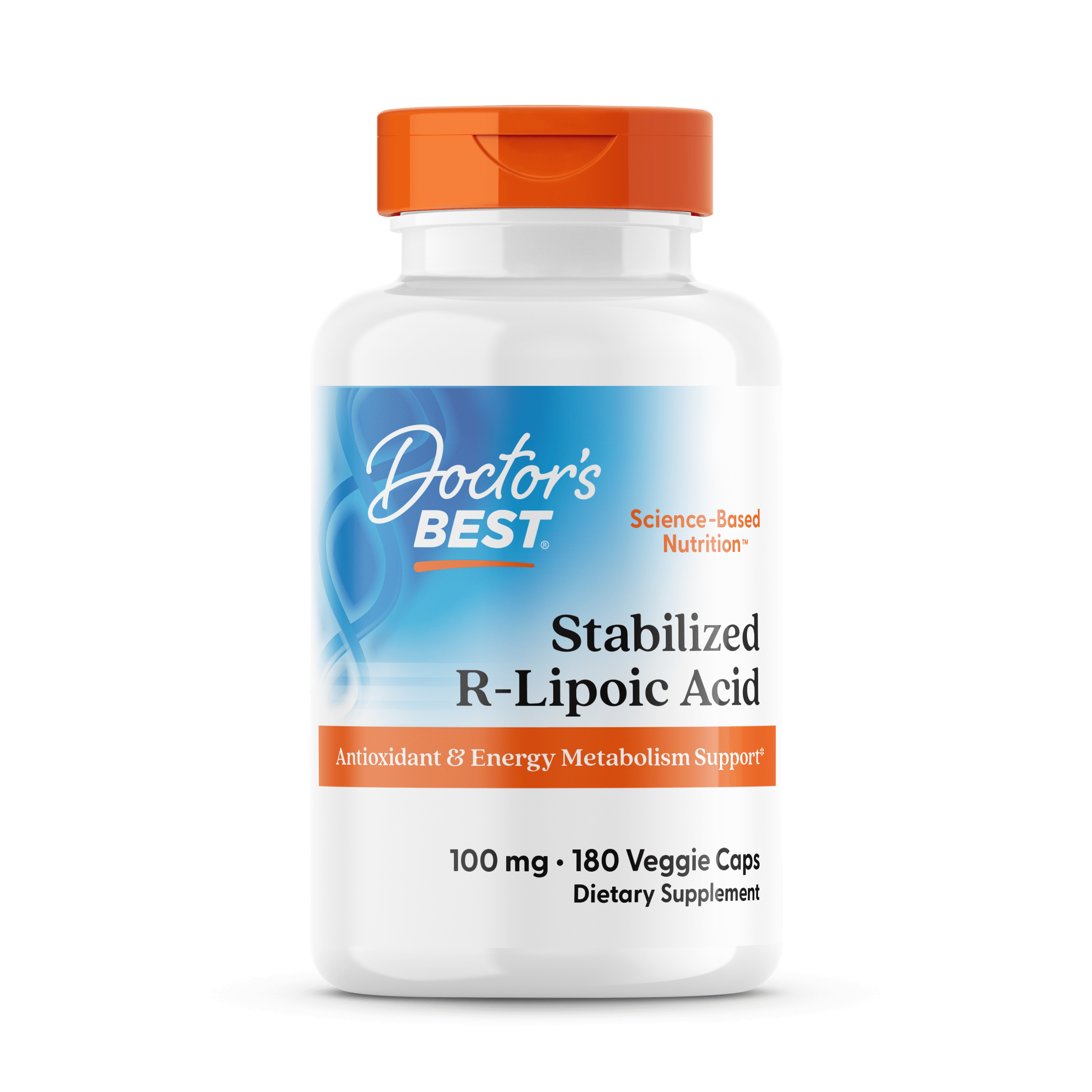 Doctor's Best Stabilized R-Lipoic Acid, BioEnhanced Na-RALA, Vegan