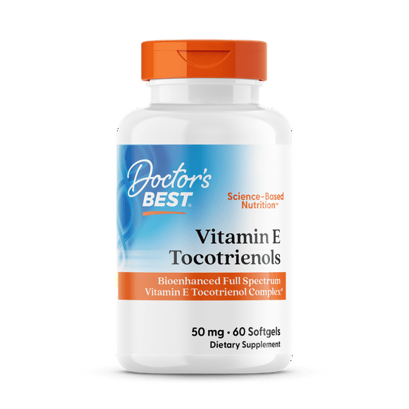Doctor's Best Tocotrienols 50 mg, 60 Softgels