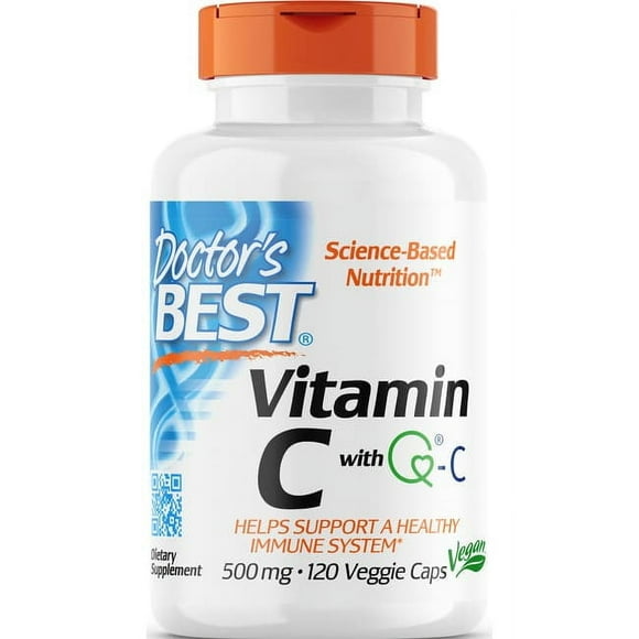 Doctor's Best Vitamin C with Q-C 500 mg 120 Veg Caps