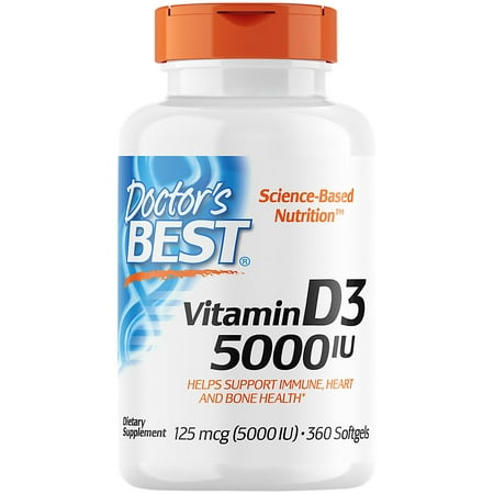 Doctor's Best - Vitamin D3 5000 IU