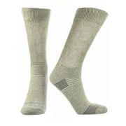 Doctor's Choice Diabetic Socks for Women, Neuropathy Crew Socks, Non-Binding, 1 Pair, Beige, Medium, Women's Shoe Size 6-10