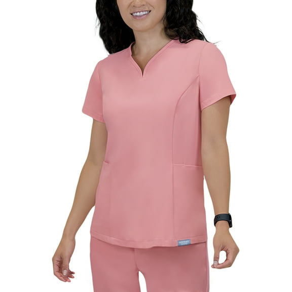 Doctor's Choice Elite -Rx Scrubs Women's Scrub Top Pink S - XXL