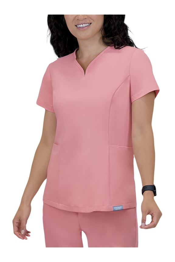 Elite -Rx Scrubs Women's Scrub Top Pink S - XXXL