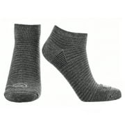 Doctor's Choice Men's Diabetic Socks, Seamless Low Cut Ankle Socks, 1 Pair, Charcoal, Large, Size 10-13