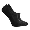 thumbnail image 1 of Doctor's Choice No Show Liner Socks, Diabetic, Full Cushioned, Non-Binding, 2pk, Black, Extra Large, 1 of 5