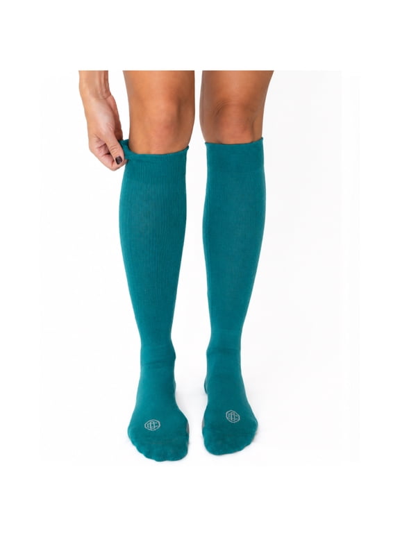 Over The Calf Women's Compression Socks, Medium, Women's Shoe Size 6-10, 1 Pack
