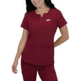 thumbnail image 1 of Doctor's Choice Pro Fit Scrubs Women's Scrub Top Wine S - XXXL, 1 of 8