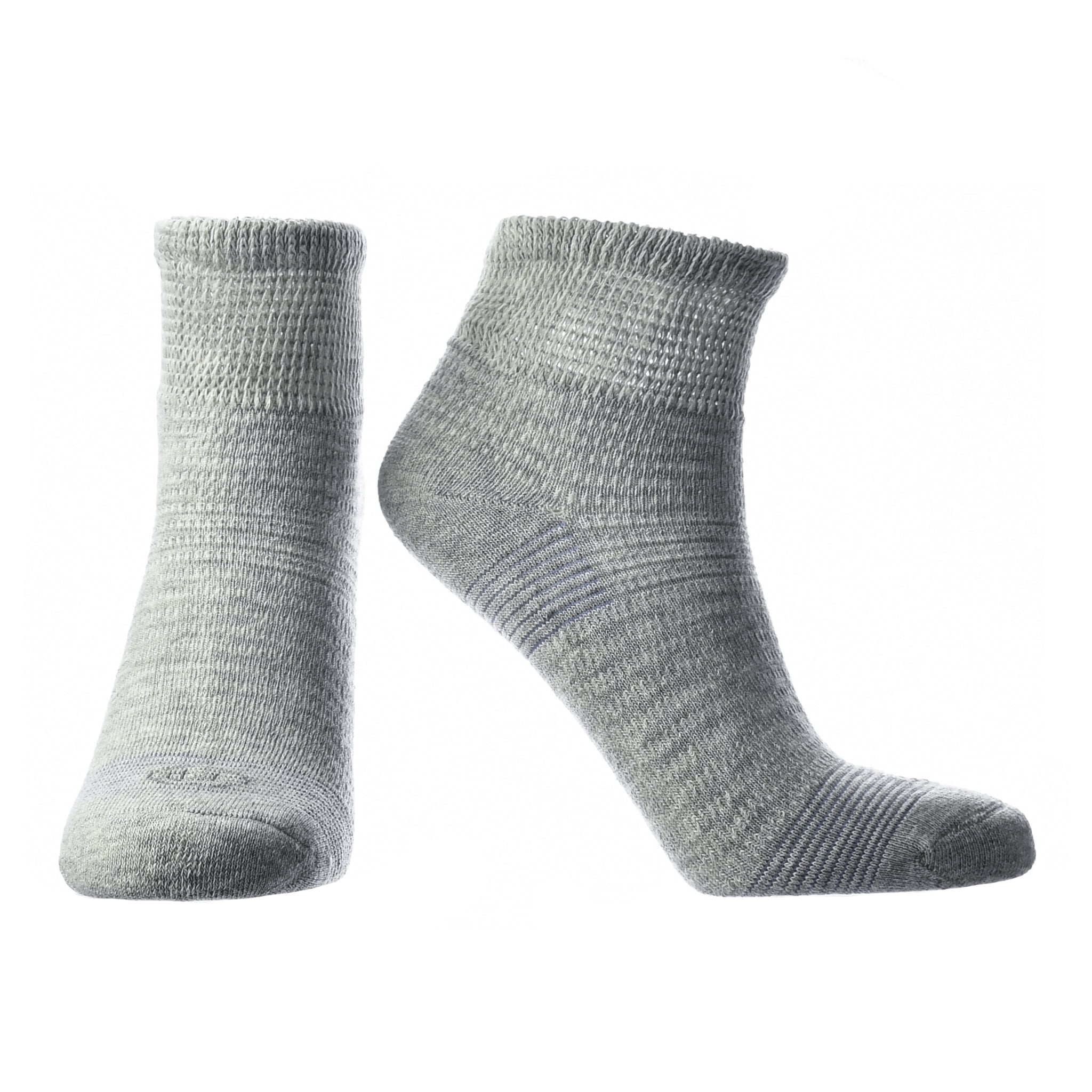 Doctor S Choice Women S Diabetic Socks Neuropathy Socks Non Binding Ankle Socks 1 Pair Grey