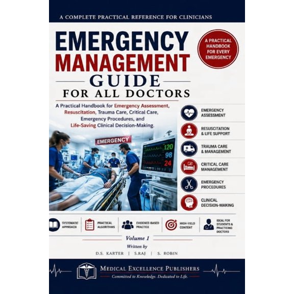 The Doctor's Clinical Library Emergency Management Guide for All Doctors - Vol 1: A Practical Handbook for Emergency Assessment, Resuscitation, Trauma, Book 1, (Paperback)