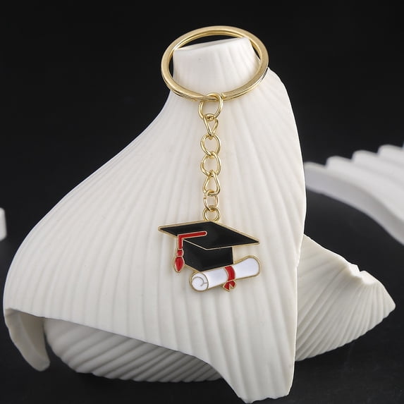 Doctoral Cap Keychain, Mini PhD Cap with Durable Metal, Lightweight ...