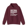 thumbnail image 1 of Doctoral Graduation Hoodie, Gifts, Hooded Sweatshirt, 1 of 4