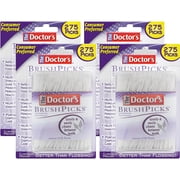 The Doctors Interdental Brushes and Dental Pick 2-in-1 - Plaque Remover for Teeth - 275 Toothpicks -|The Doctors Interdental Brushes with Dental Picks 2-in-1 Plaque Removers for Teeth, 275 Toothpicks