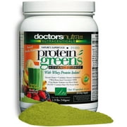 Doctors Nutra Natural Vanilla Protein Greens Drink with Over 50 Organic Superfoods, 1.19 Pounds 30 Servings