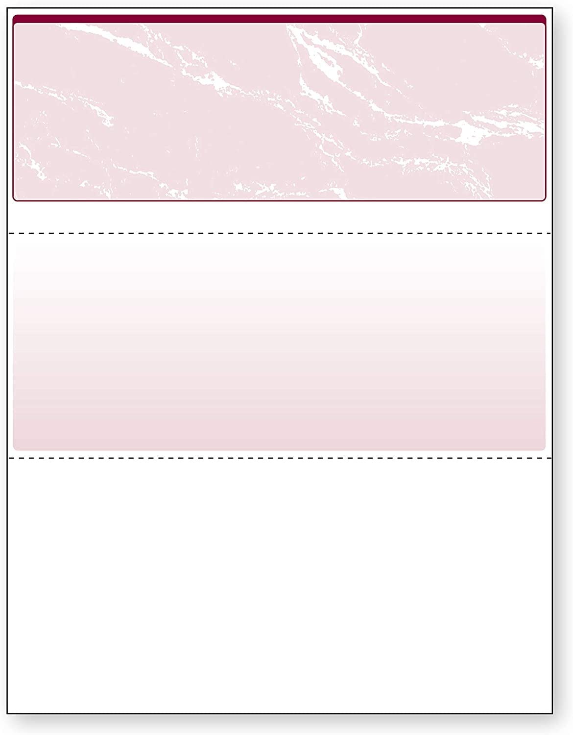 DocuGard Business Payroll Accounting Check, Writing Paper, Burgundy ...