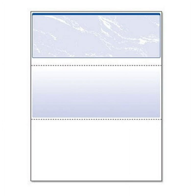 Security Business Checks, 11 Features, 8.5 x 11, Blue Marble Top, 500/Ream Security Business Checks, 11 Features, 8.5 x 11, Blue Marble Top, 500/Ream