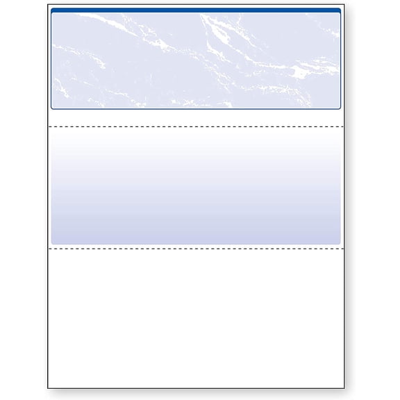DocuGard Standard Blue Marble Top Check, 24 lb, 8.5 x 11 Inches, 2500 Sheets 04501C