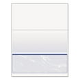 thumbnail image 1 of DocuGard Standard Security Check, 11 Features, 8.5 x 11, Blue Marble Bottom, 500/Ream, 1 of 10
