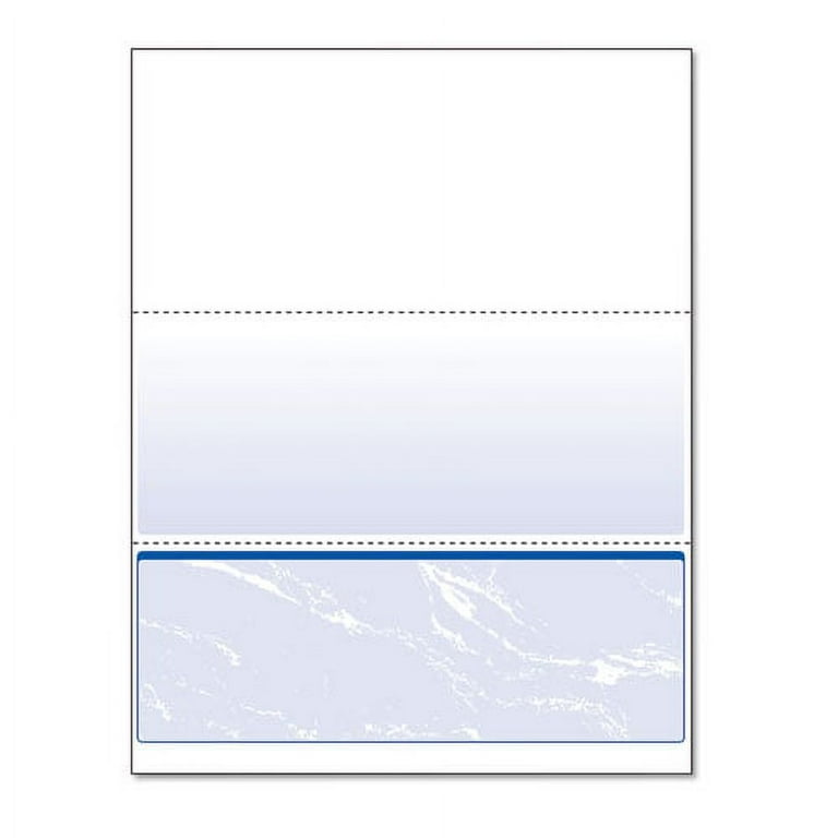 Standard Security Check, 11 Features, 8.5 x 11, Blue Marble Bottom, 500/Ream Standard Security Check, 11 Features, 8.5 x 11, Blue Marble Bottom, 500/Ream
