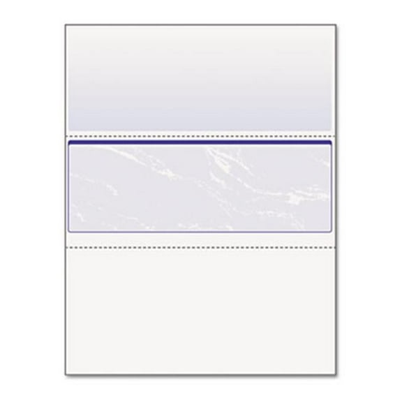 DocuGard Standard Security Marble Business Middle Check, 24 lb, Letter, 500-RM