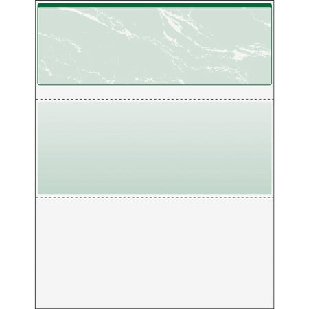 Docugard Security Business Checks, 1RM-CT, Marble Top-Green