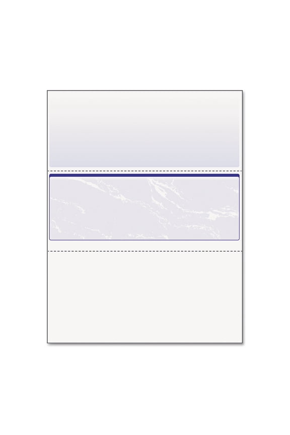 Standard Security Check Blue Marble Middle, 24 lb Letter Paper, 500/Ream 04509