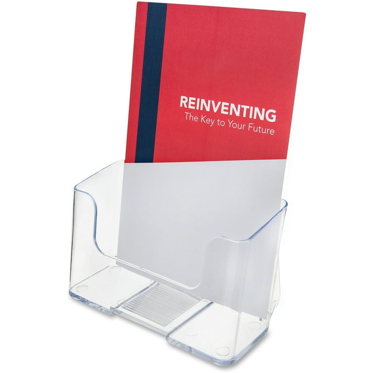 DocuHolder for Countertop/Wall-Mount, Booklet Size, 6.5w x 3.75d x 7.75h, Clear DocuHolder for Countertop/Wall-Mount, Booklet Size, 6.5w x 3.75d x 7.75h, Clear
