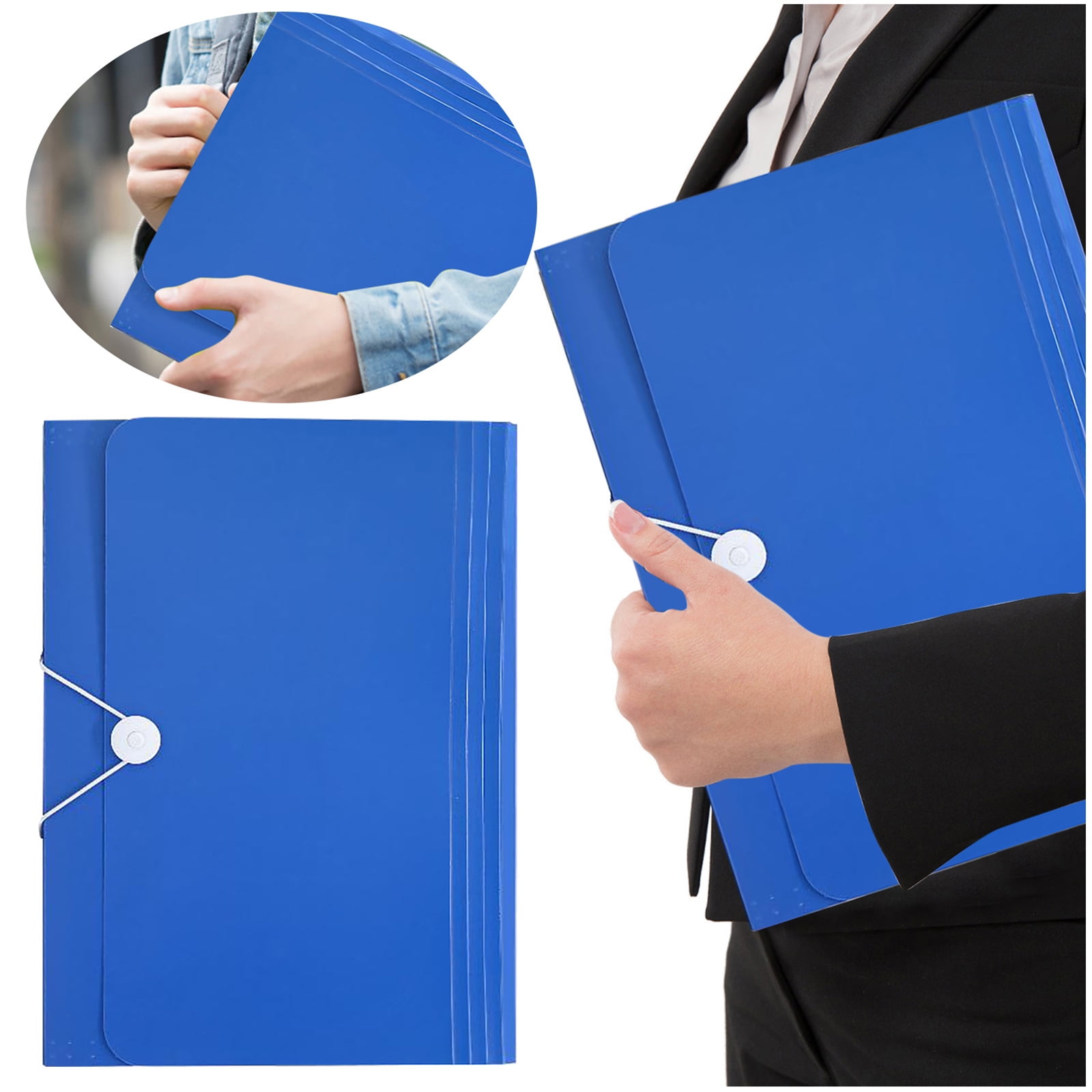 Document Accordion Organizer Divider 13 Pocket Folder Poly File