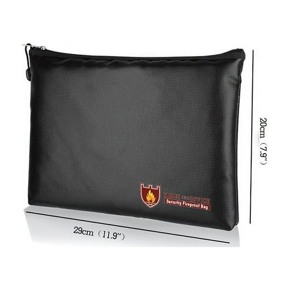 Document Bag Fire Resistant Protection Bag Fireproof Pouch Files Safety
