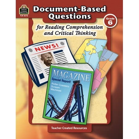 Pre-Owned Document-Based Questions for Reading Comprehension and Critical Thinking (Paperback) 1420683764 9781420683769
