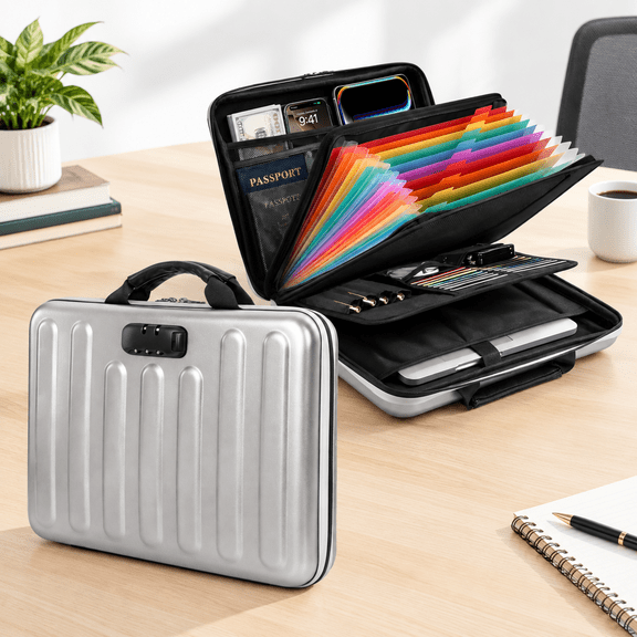 Document Box Waterproof Hard File Organizer With Lock