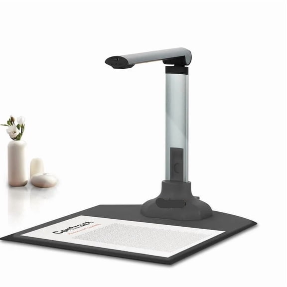 12MP USB Document Camera for Teachers Laptop A3/A4 Size Portable Book Document Scanner with Extension Stand OCR Zoom Paint Tool