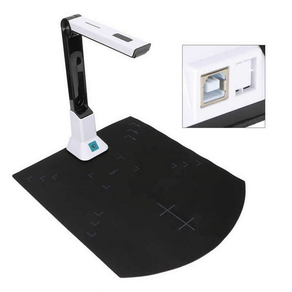 Document Camera 8 Million Pixels HD A4 Auto ing USB Document Camera Scanner For Scanning Files Notes Picture Document Scann ,Fast scans