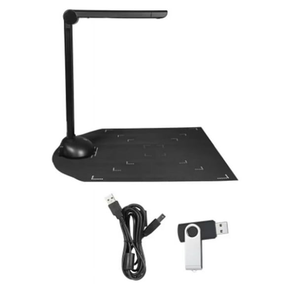 Document Camera Book Scanner LED Fill Light HD 16 -Pixels High Speed Scanning Support Multi-Language OCR Software