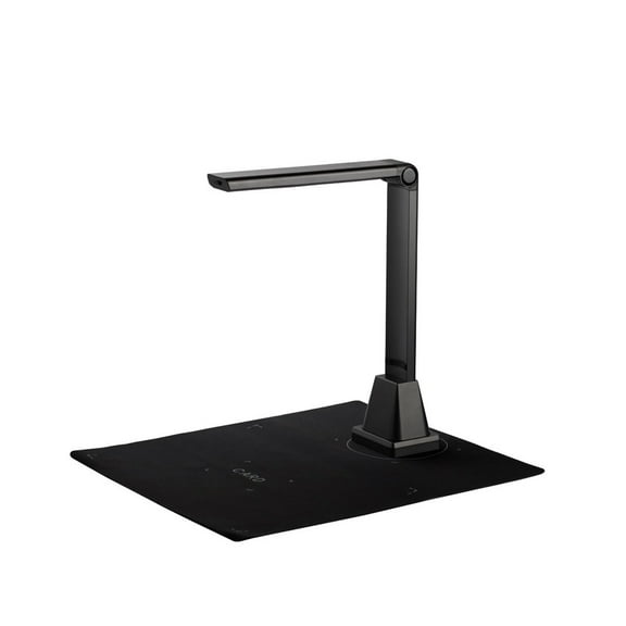 Document Camera Scanner, 5MP A4 Scanner Support Multi-Language OCR Function File Barcode Scanning Video Recorder LED Light