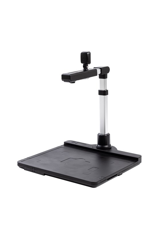 Document Camera Scanner, A3 Capture Size Dual Camera USB2.0 With LED Light OCR Function Convert To PDF Format ,Built-In Convenience