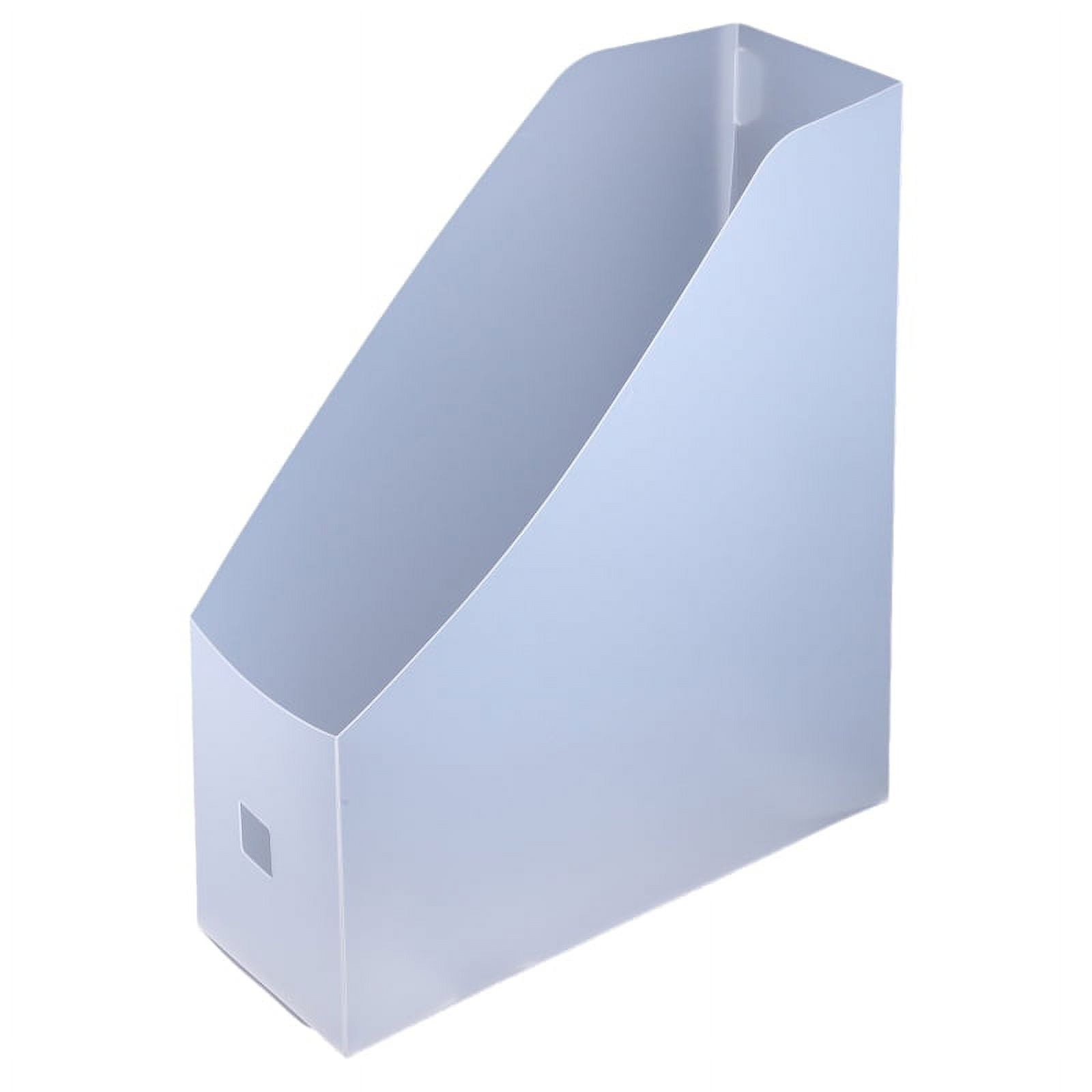 Letter Rack Box Document File Organizer - Plastic Magazine Letter Holder Box - Walmart.com