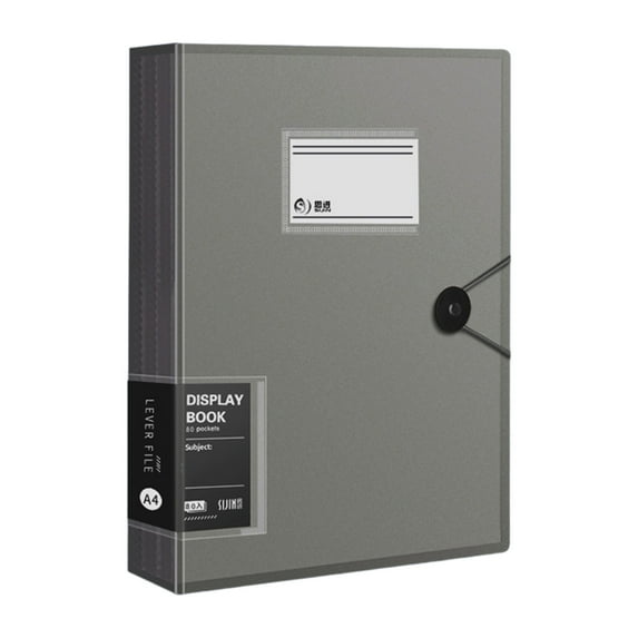 Document Folder, A4 Expanding File Folder, 30-Pocket Plastic Document Organizer with Snap Closure, Waterproof and Stain-Resistant, Suitable for Office School Home Storage