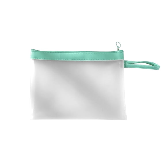 Document Folder Clear Frosted Tpu Waterproof A5 Portable File Bag for Office School Travel Use