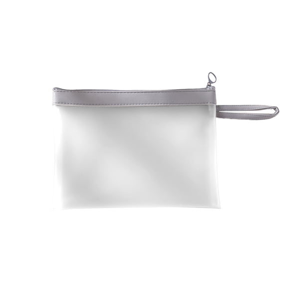 Document Folder Clear Frosted Tpu Waterproof A5 Portable File Bag for Office School Travel Use