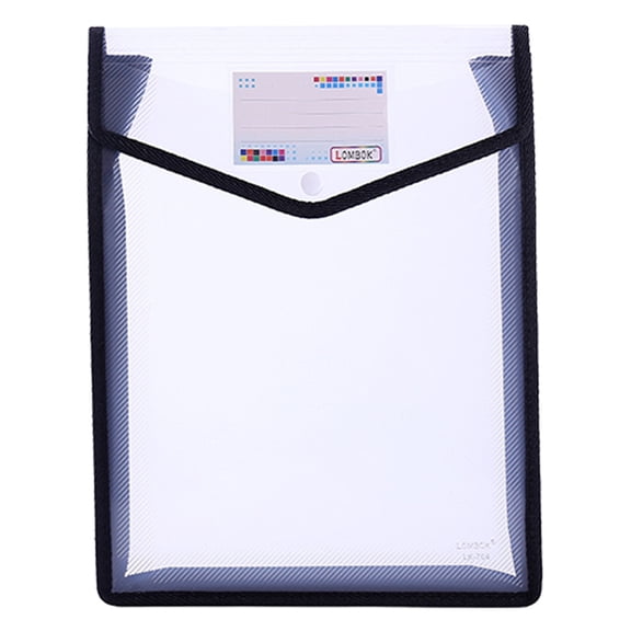 Document Folder, File Wallet, Expanding File Folder, Clip Button Closure File Organizer, for Office Organization, Document Storage, Paper Management and Daily Carry, by Cosmug, Color A
