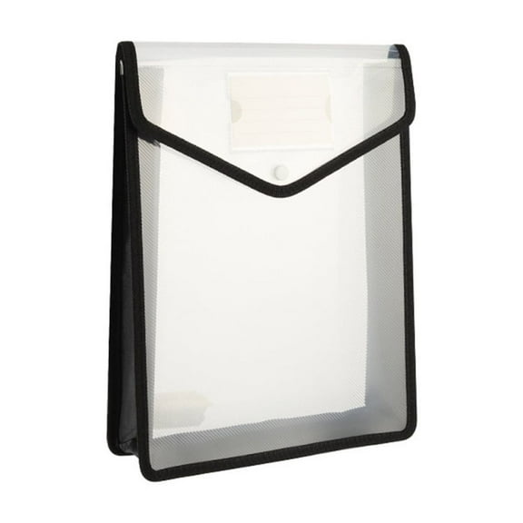 Document Folder File Wallet Horizontal/Vertival File Folder Press Button Closure Water File Organizers Pocket