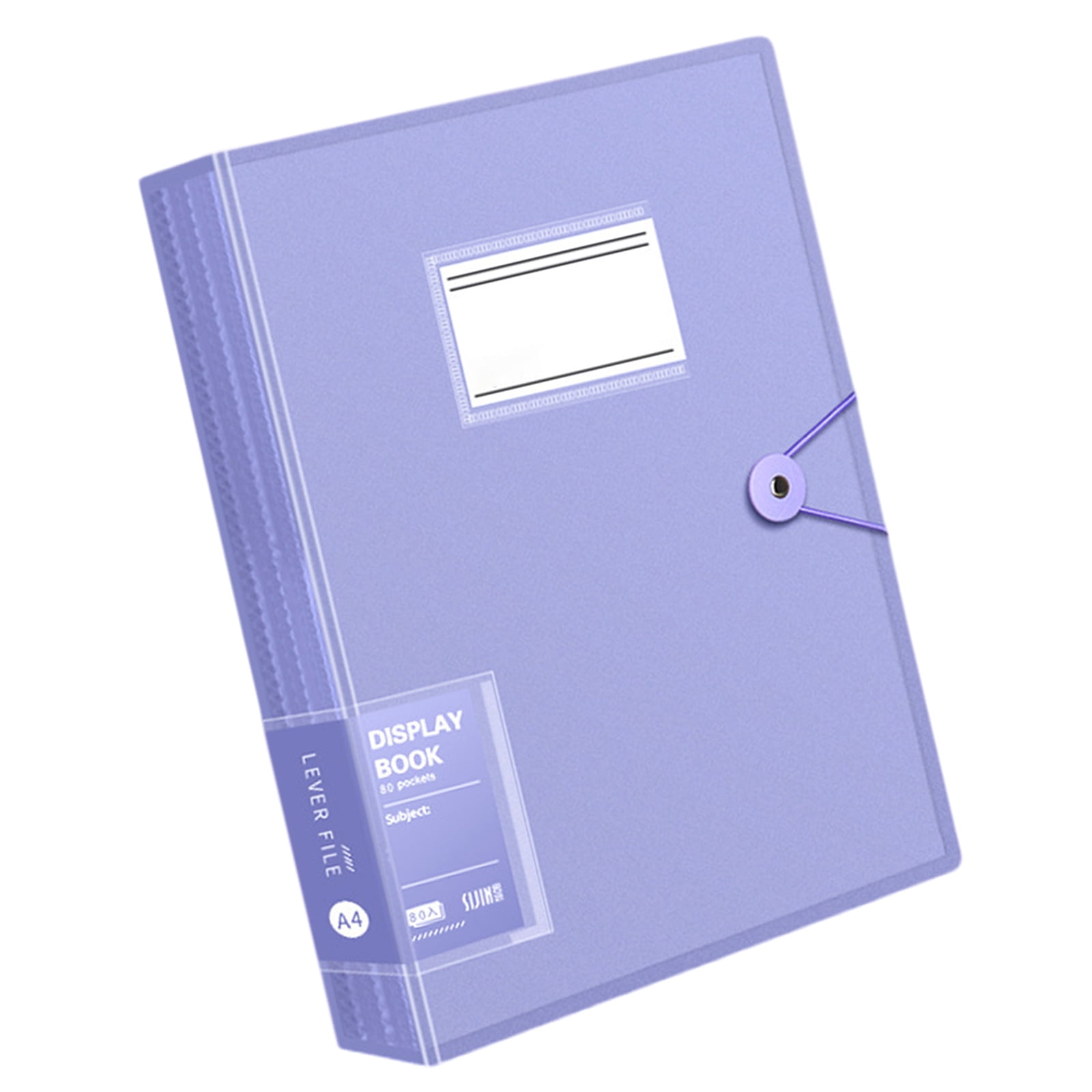 Document Folders 80 Pocket Presentation Folder Letter Size Display Book ...