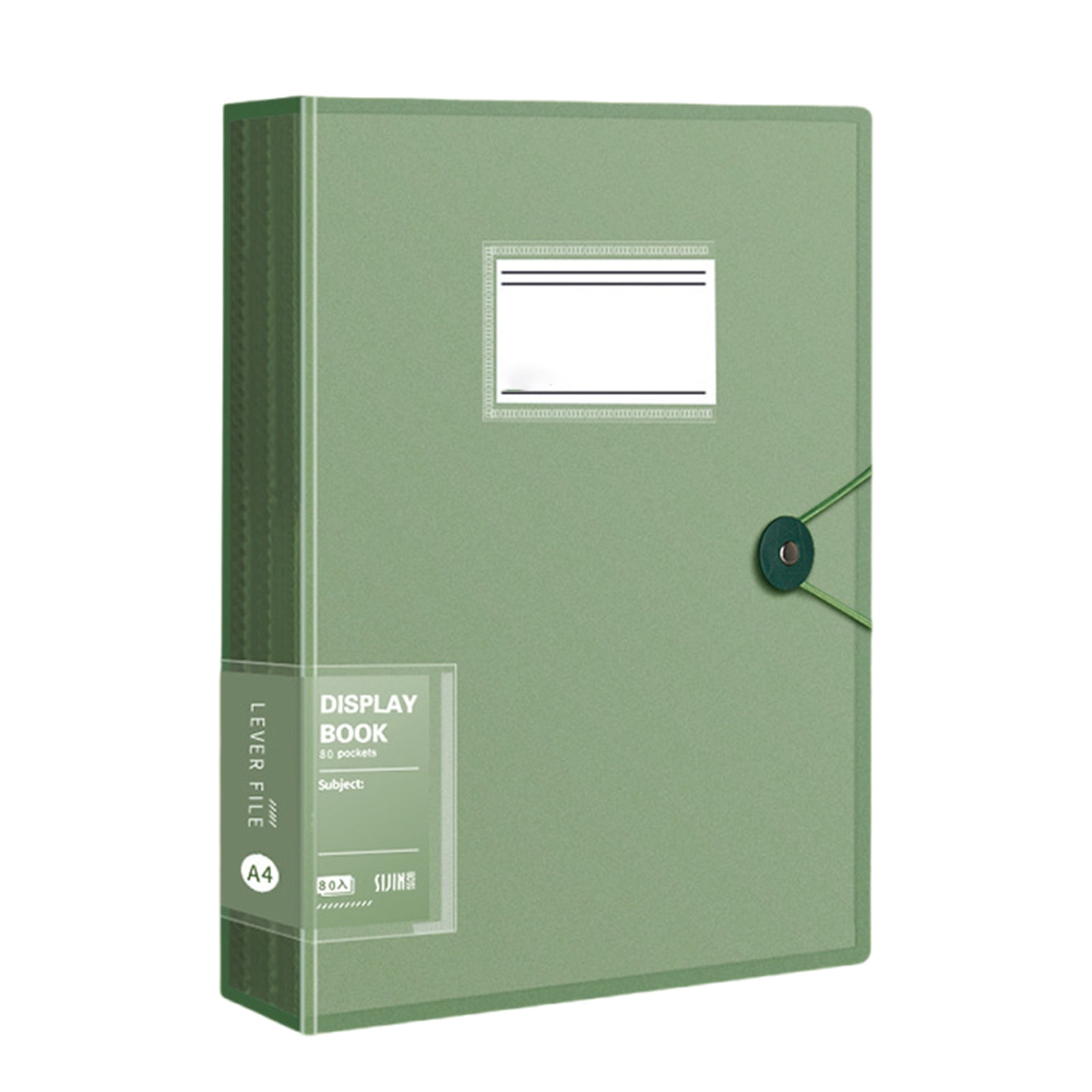 Document Folders 80 Pocket Presentation Folder Letter Size Display Book ...