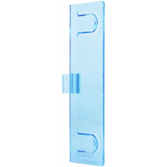 Document Holder Clip for Monitor Laptop Typing Reading Paper Organizer Office Tool Clear Blue
