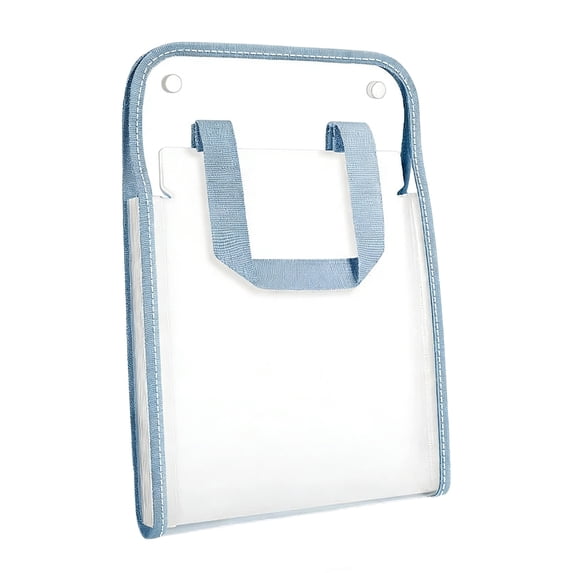 Document Organizer 13-Pocket Pvc Accordion-Style Storage Bag for School Office Daily Use